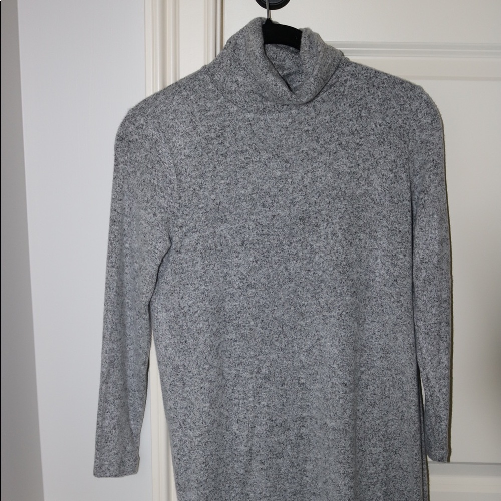 Sweater turtleneck dress